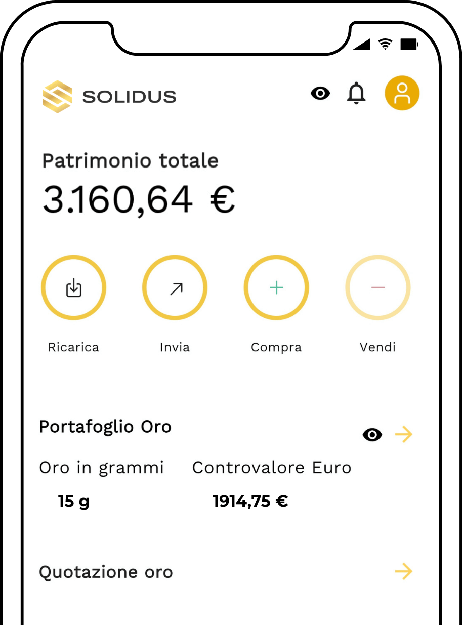 Investire in oro fisico puro e custodito dal tuo smartphone 2
